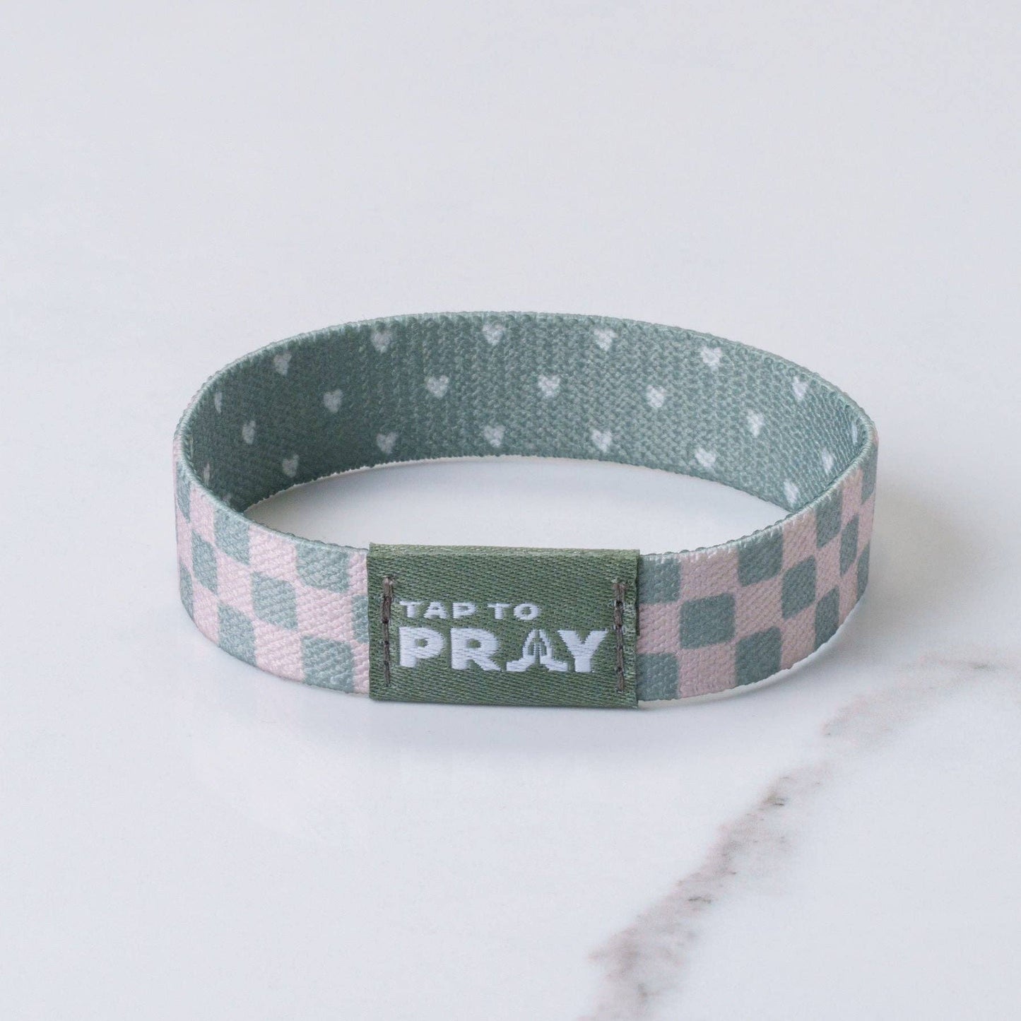 Tap To Pray® Wristband – Cottage & Tile-Versible-The Twisted Chandelier