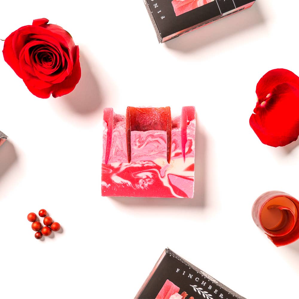 Finchberry Soap - Rosey Posey Soap (Boxed)-Bath & Beauty-FinchBerry--The Twisted Chandelier