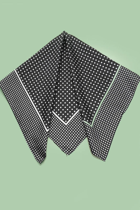 Large Polka Dot Print Bandana Scarf-JOSSLYN by wall to wall-The Twisted Chandelier