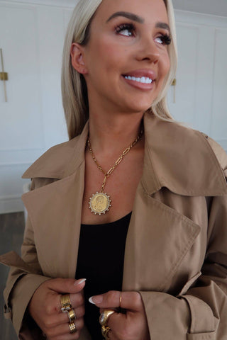 Chansutt Pearl Lariat Coin Necklace-Necklace-CHANSUTTPEARLS-The Twisted Chandelier