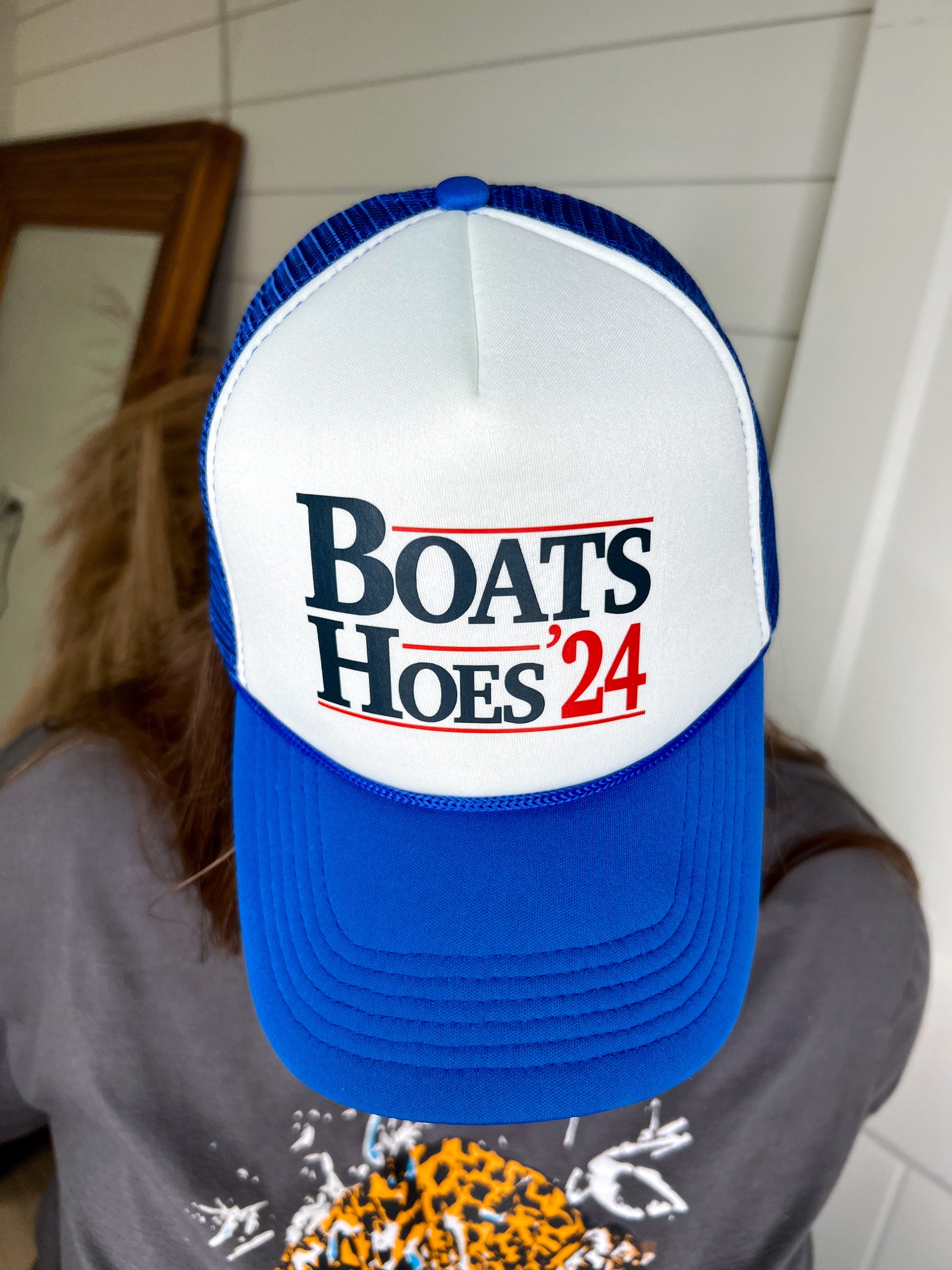 Boats & Hoes '24 Trucker Hat-Hat-jl franklins--The Twisted Chandelier