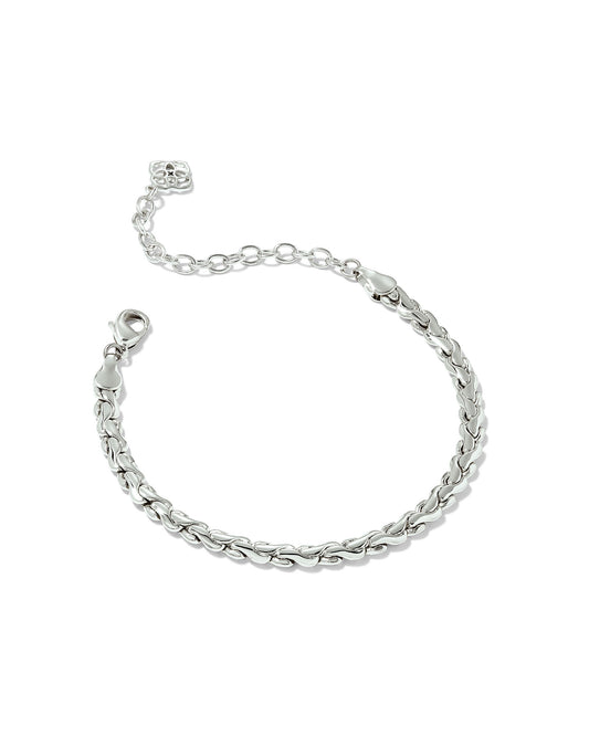 Kendra Scott Brielle Chain Bracelet Silver-Bracelets-Kendra Scott-B00033RHD-The Twisted Chandelier