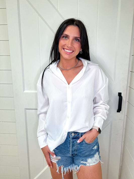 Bonnie Rhinestone Fringe Top-Top-Southern Grace Wholesale-04/26, CODE 55156800, FAVES-The Twisted Chandelier