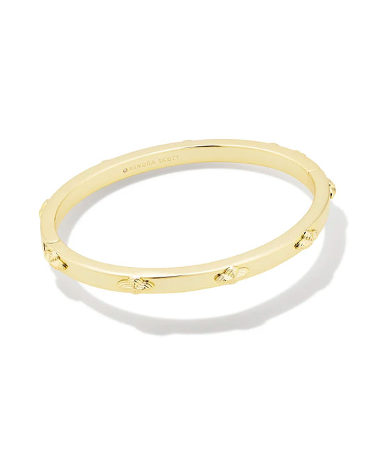 Kendra Scott Abbie Metal Bangle Bracelet Gold S/M-Bracelets-Kendra Scott-B00079GLD, Max Retail-The Twisted Chandelier