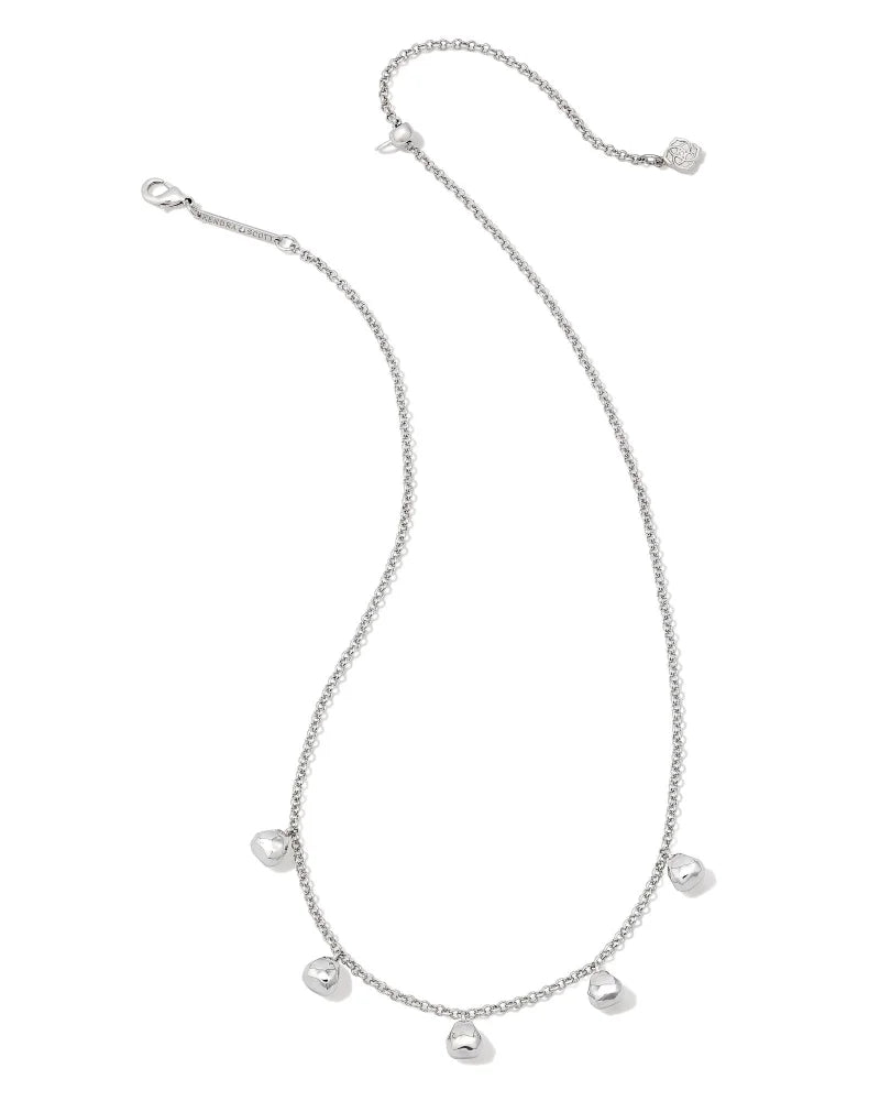 Kendra Scott Gabby Strand Necklace Silver-Necklaces-Kendra Scott-Max Retail, N00142RHD-The Twisted Chandelier