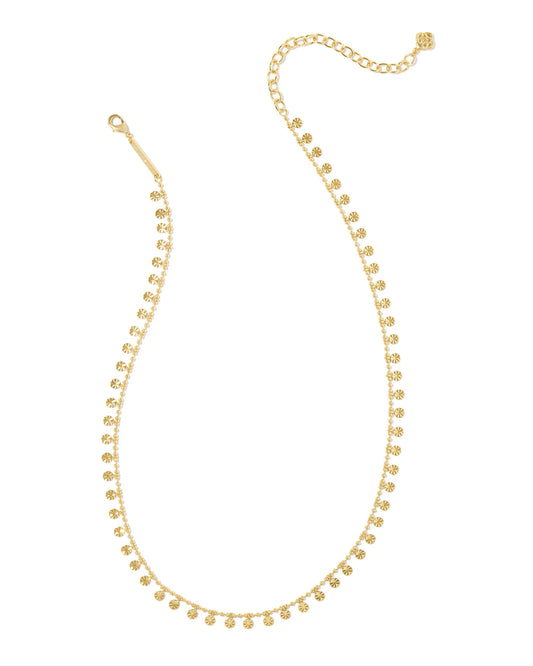 Kendra Scott Ivy Chain Necklace Gold-Necklaces-Kendra Scott-FD 06/18/24, N00588GLD-The Twisted Chandelier