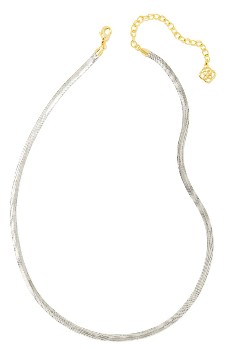 Kendra Scott Kassie Reversible Chain Necklace Mixed Metal-Necklaces-Kendra Scott-N1717MIX-The Twisted Chandelier