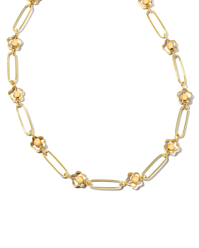 Kendra Scott Susie Link and Chain Necklace-Necklaces-Kendra Scott-N00149GLD-The Twisted Chandelier