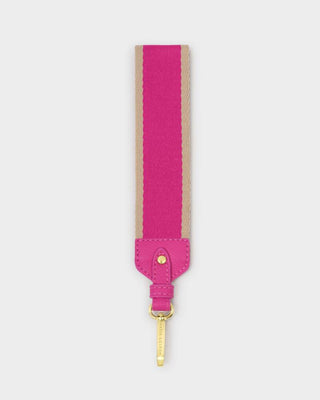 Canvas Wristlet Strap - Magenta Stripe-Wristlet-Katie Loxton-The Twisted Chandelier