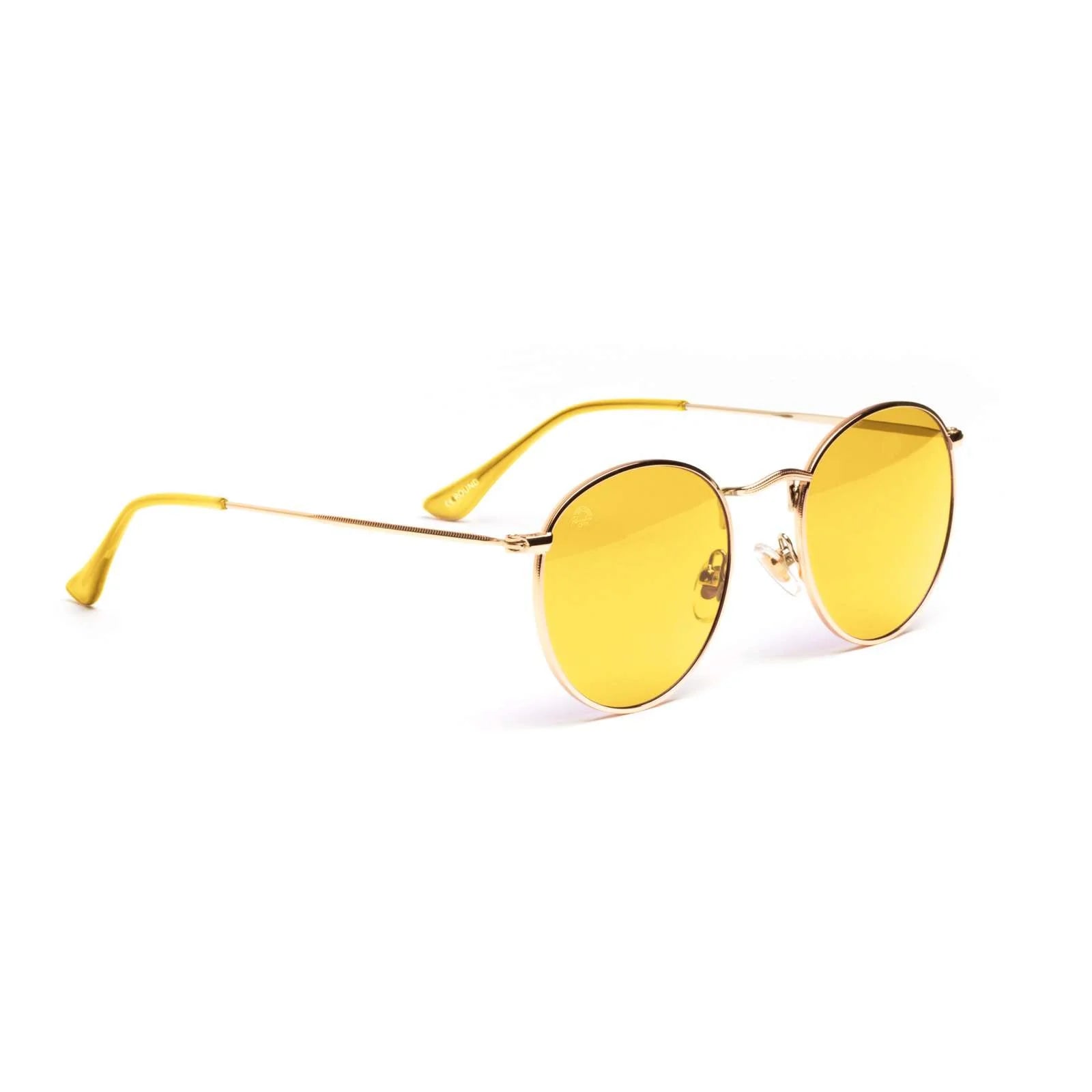 RainbowOPTX Sunglasses Round - Yellow-Accessories-Rainbow Optx-Faire-The Twisted Chandelier