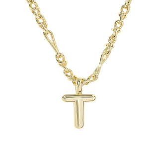 Kendra Scott Bubble Letter T Pendant Necklace Gold-Necklace-Kendra Scott-The Twisted Chandelier