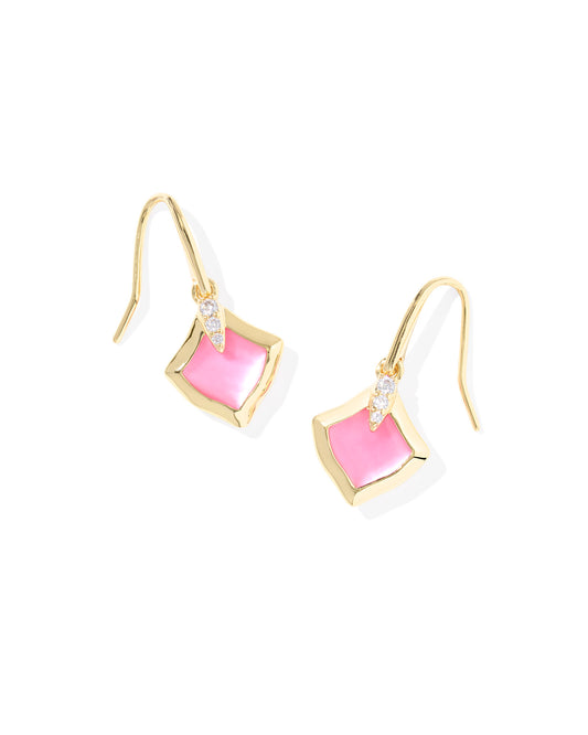 Kendra Scott Joelle Small Drop Earrings Gold Azalea Illusion-Earrings-Kendra Scott-E00801GLD-The Twisted Chandelier