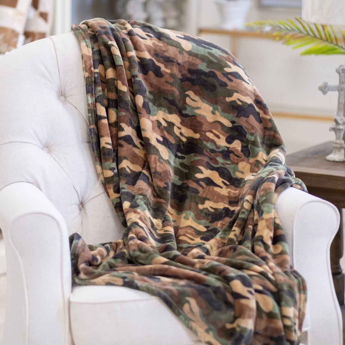 Camo Throw Blanket-blanket-The Royal Standard--The Twisted Chandelier