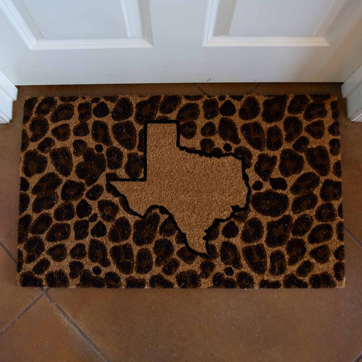 Texas Leopard Doormat-doormat-The Royal Standard-Accessories-The Twisted Chandelier