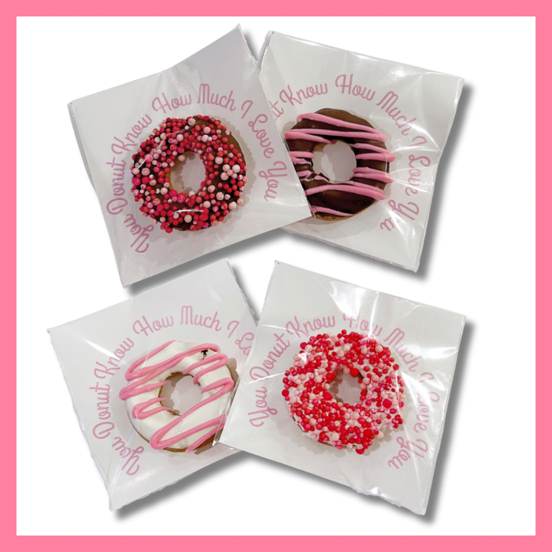 Large Donuts - Valentine's Colors-dog treat-Pup Pawtisserie--The Twisted Chandelier