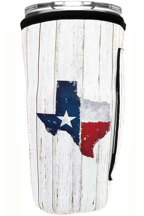 Texas State Flag 30 oz. Tumbler Drink Sleeve-Drink Sleeves-Blandice-SD2073-The Twisted Chandelier