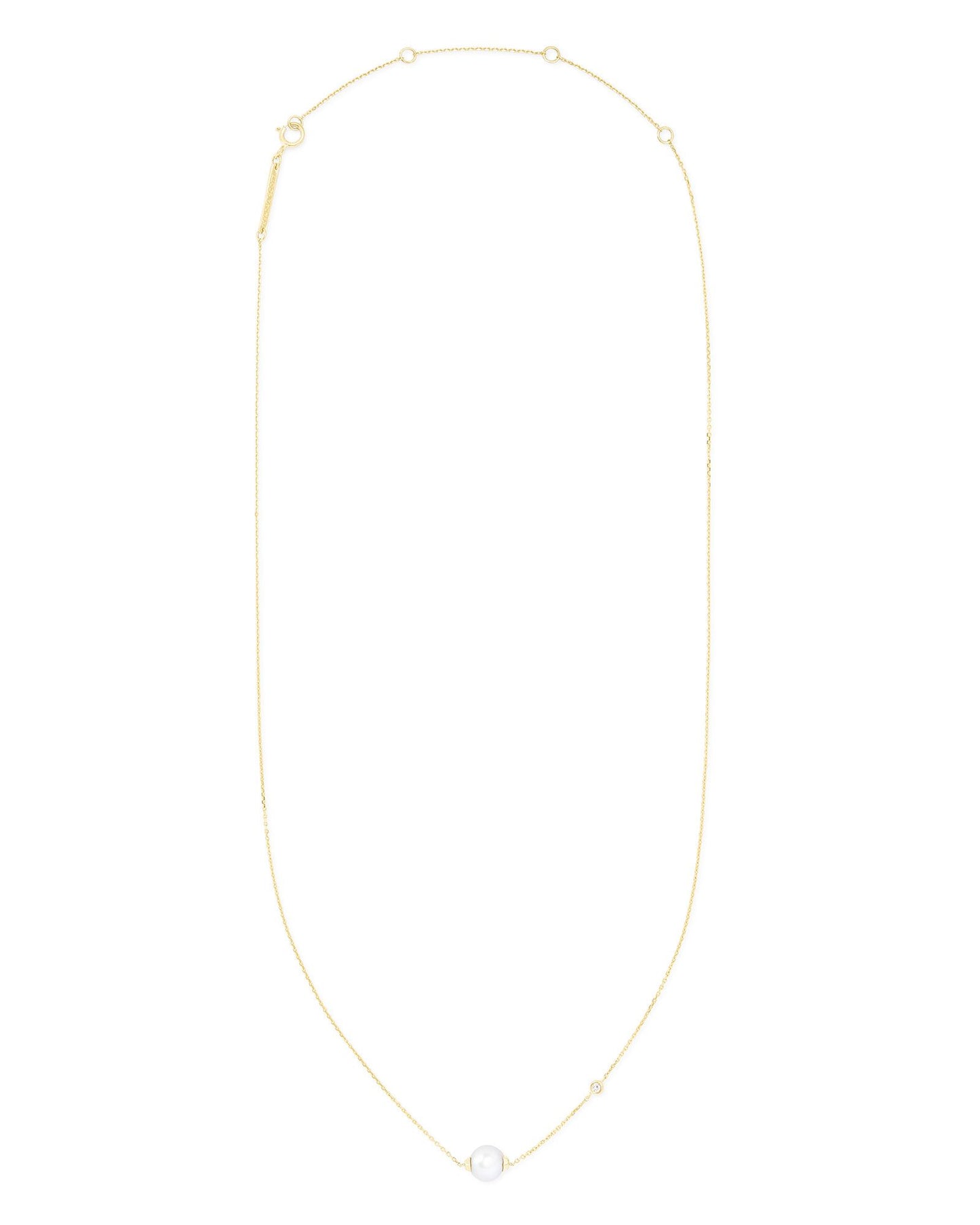 Kendra Scott Cathleen Short Pendant 14K Gold White Pearl-Necklaces-Kendra Scott-N1312GLD-The Twisted Chandelier