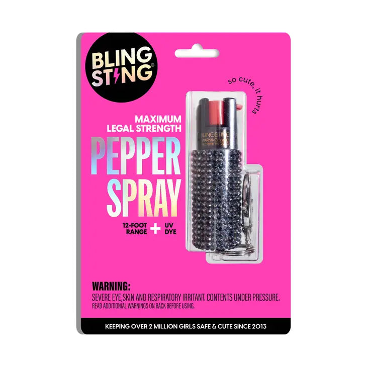 Mink Rhinestone Pepper Spray-Personal Defense-BLINGSTING-Faire-The Twisted Chandelier