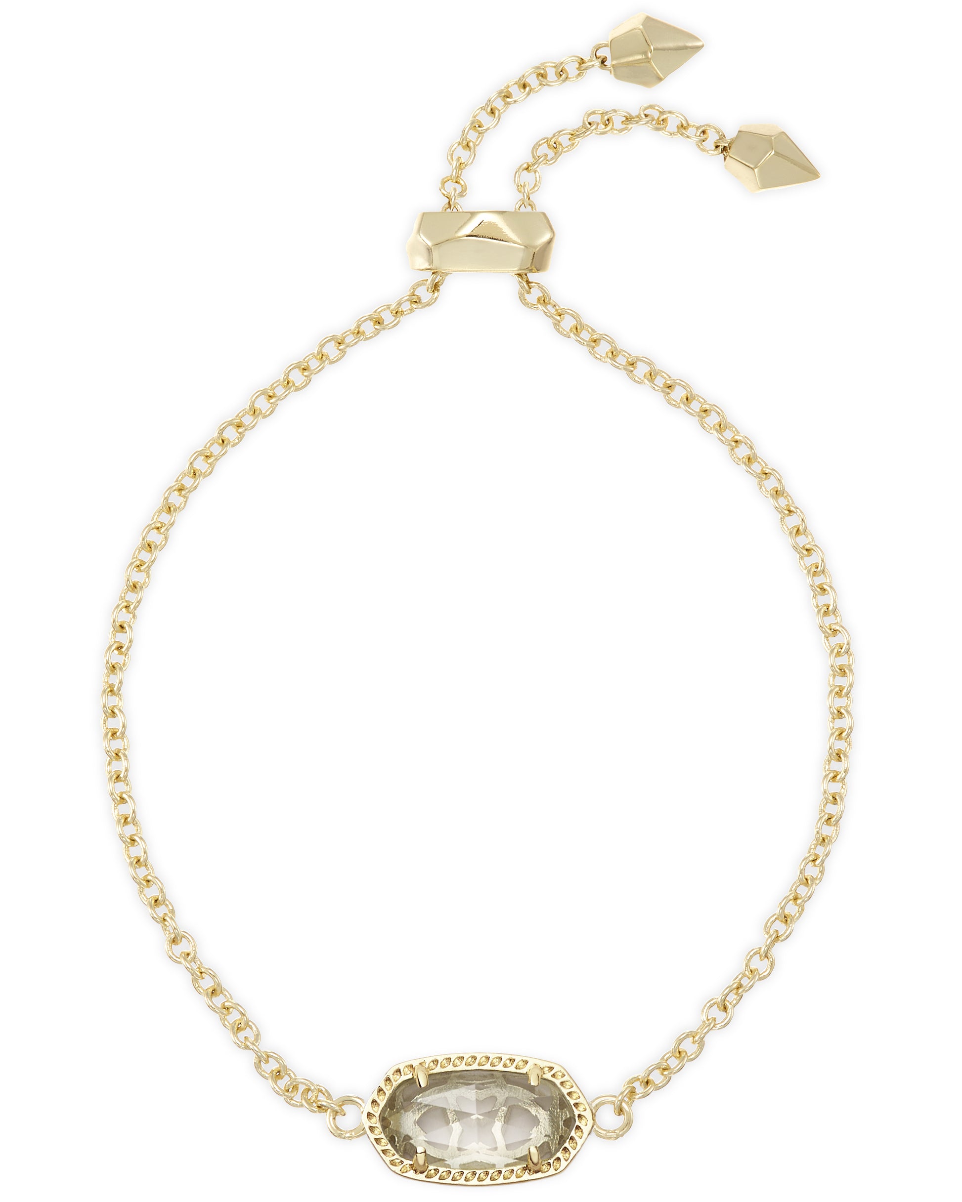 Kendra Scott Elaina Delicate Chain Bracelet Gold Crystal-Bracelets-Kendra Scott-B1043GLD-The Twisted Chandelier