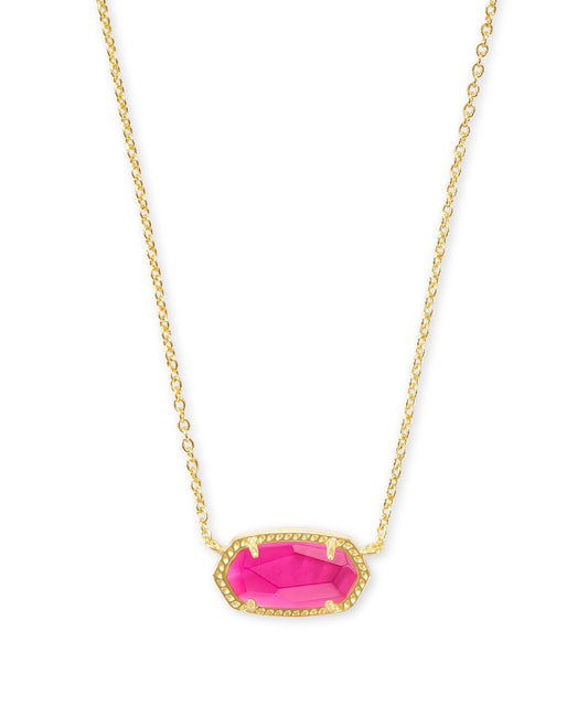 Kendra Scott Elisa Short Pendant Necklace Gold Azalea Illusion-Necklaces-Kendra Scott-N5067GLD-The Twisted Chandelier