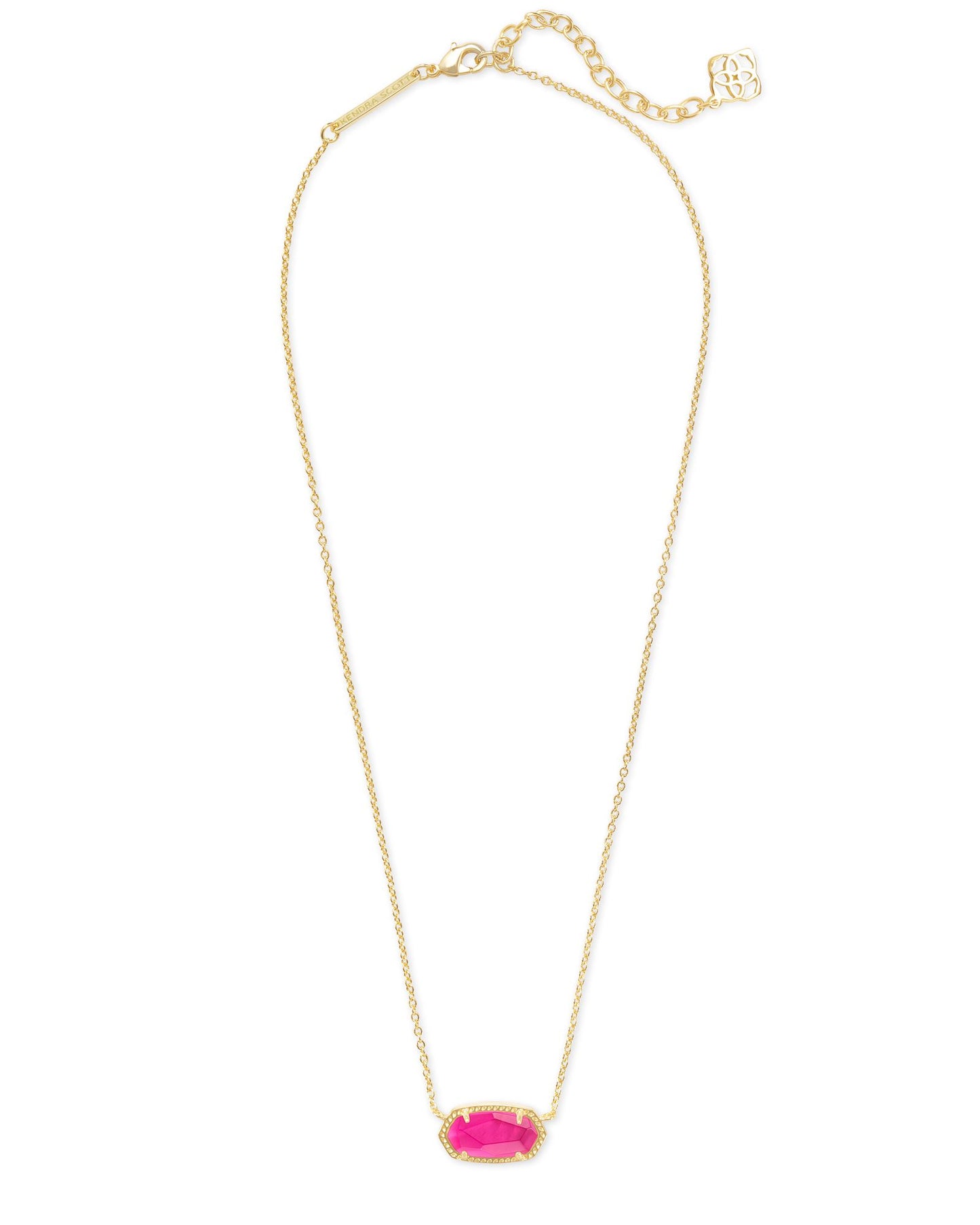 Kendra Scott Elisa Short Pendant Necklace Gold Azalea Illusion-Necklaces-Kendra Scott-N5067GLD-The Twisted Chandelier