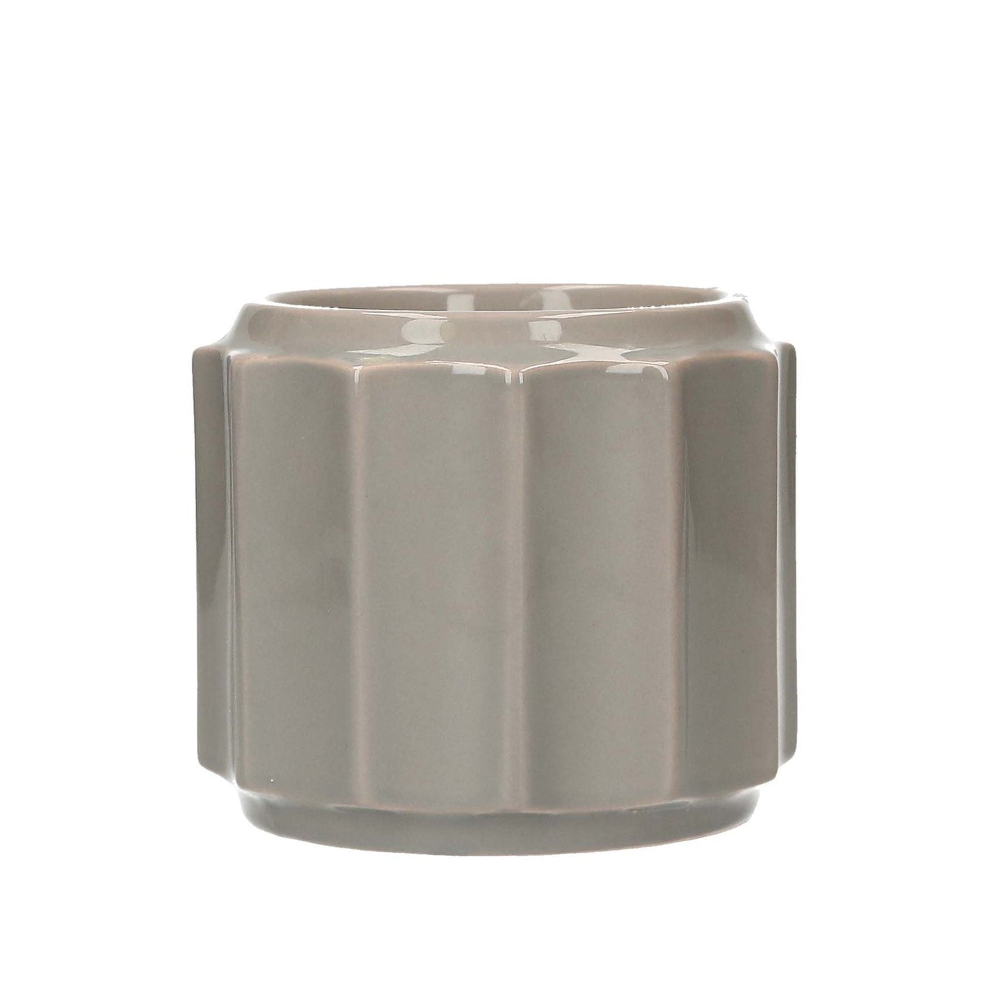 Bridgewater Wax Warmer - Grey Banded-Bridgewater-Bridgewater-The Twisted Chandelier