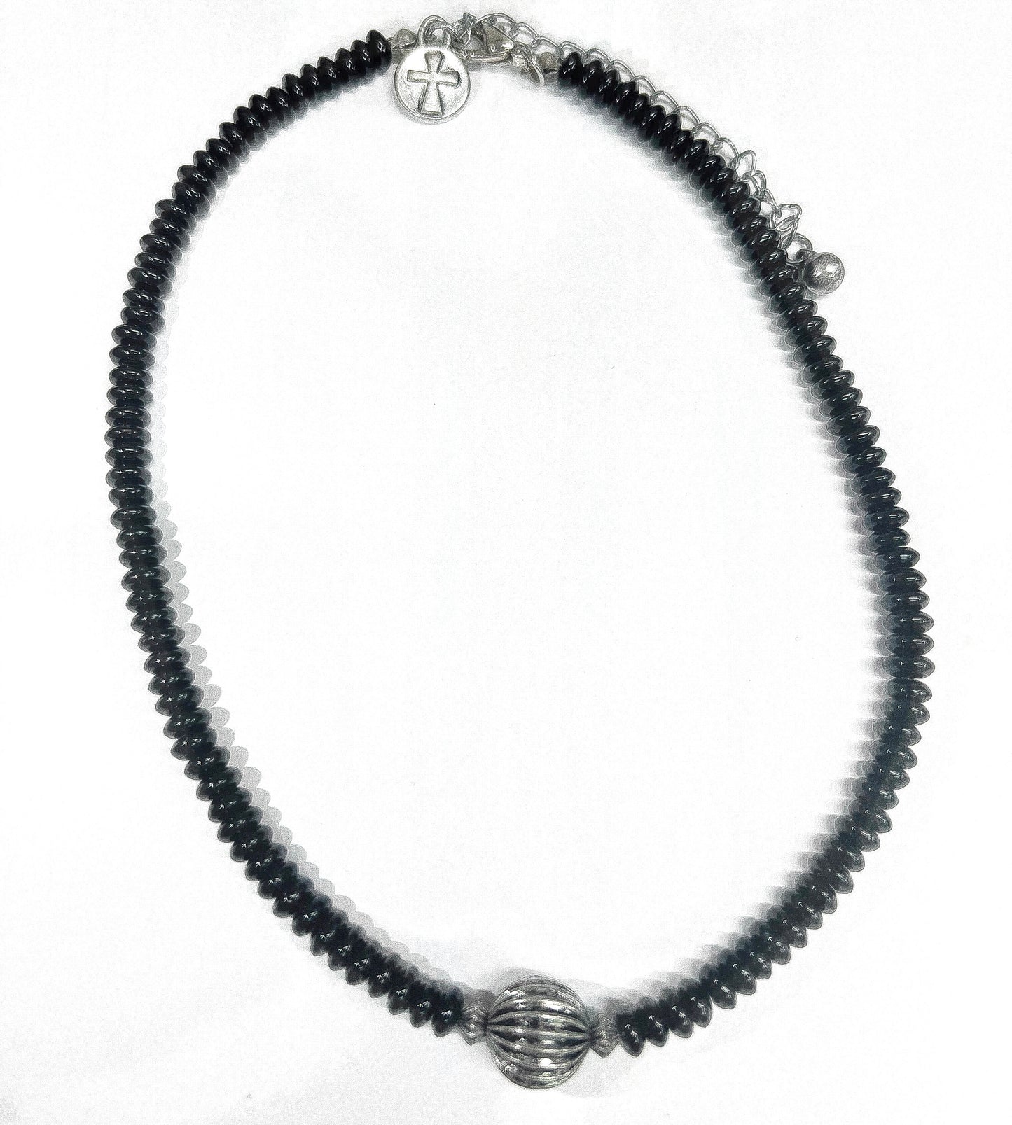 West and Co. Black Beaded Necklace-Necklaces-West and Co.--The Twisted Chandelier