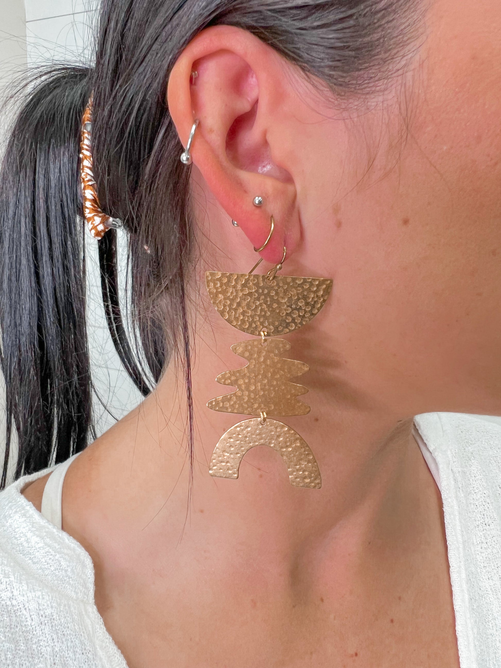 The Vanya Earrings-Earrings-Hey Grl Hey Jewelry-Faire, Mystery 3X - 3X2-The Twisted Chandelier