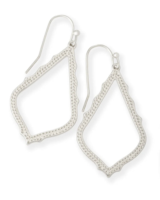 Kendra Scott Sophia Drop Earrings in Rhodium-Earrings-Kendra Scott-APRIL2022, E1138RHD, KS-The Twisted Chandelier